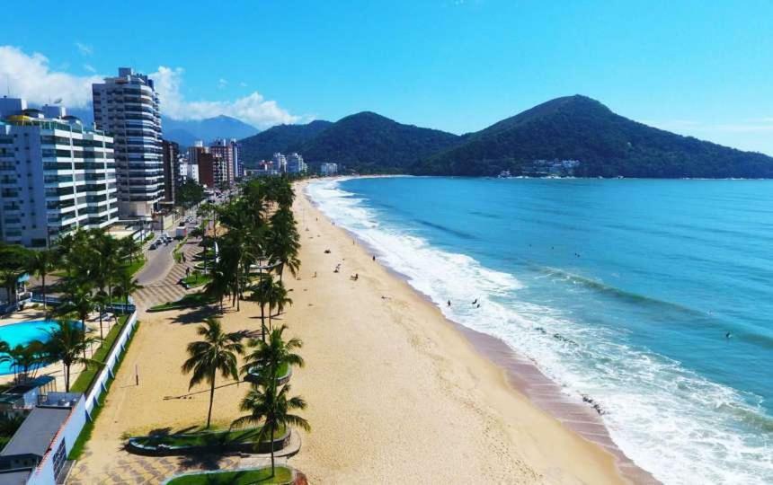 Ap Na Avenida Da Praia Caraguatatuba Extérieur photo